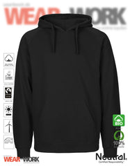 Organic Hooded Sweat schwarz