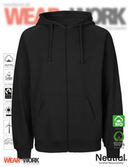 Organic Work Hoodie schwarz