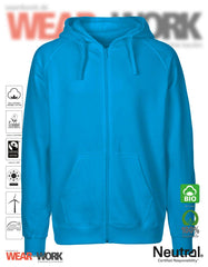 Organic Work Hoodie hellblau