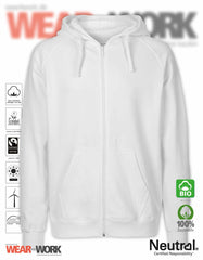Organic Work Hoodie weiss
