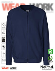 Sweatjacke Organic marine