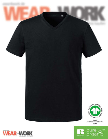 Organic V-Neck T-Shirt Herren