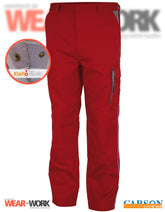 Arbeitshose rot-grau CC709H
