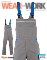 Organic Latzhose grau Fairtrade