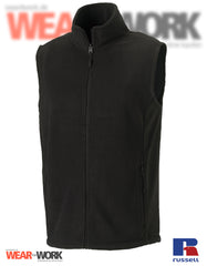 Fleece-Weste schwarz R-872M Herren