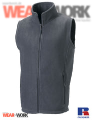 Fleece-Weste grau R-872M Herren
