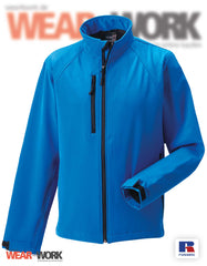 Softshell blau R-140 azure blue