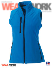 Softshell Weste blau R-141 | azure blue