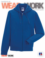 Sweatjacke blau mit Kapuze