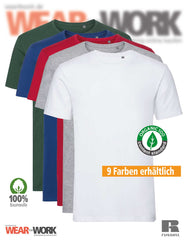 Russell Organic T-Shirt Herren