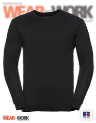 Strickpullover V-Neck schwarz