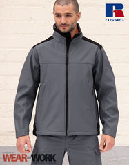 Softshell grau R-140 titanium