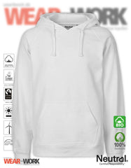 Organic Hooded Sweat weiss