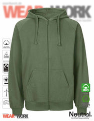 Organic Work Hoodie oliv