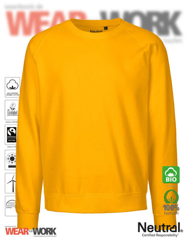 Organic Sweatshirt gelb