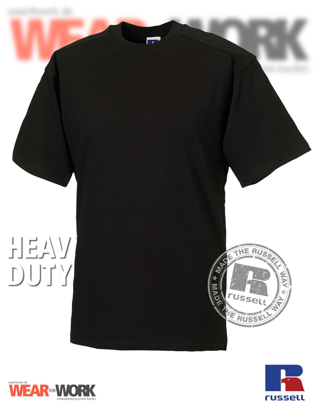 Workwear T-Shirt schwarz R-010M