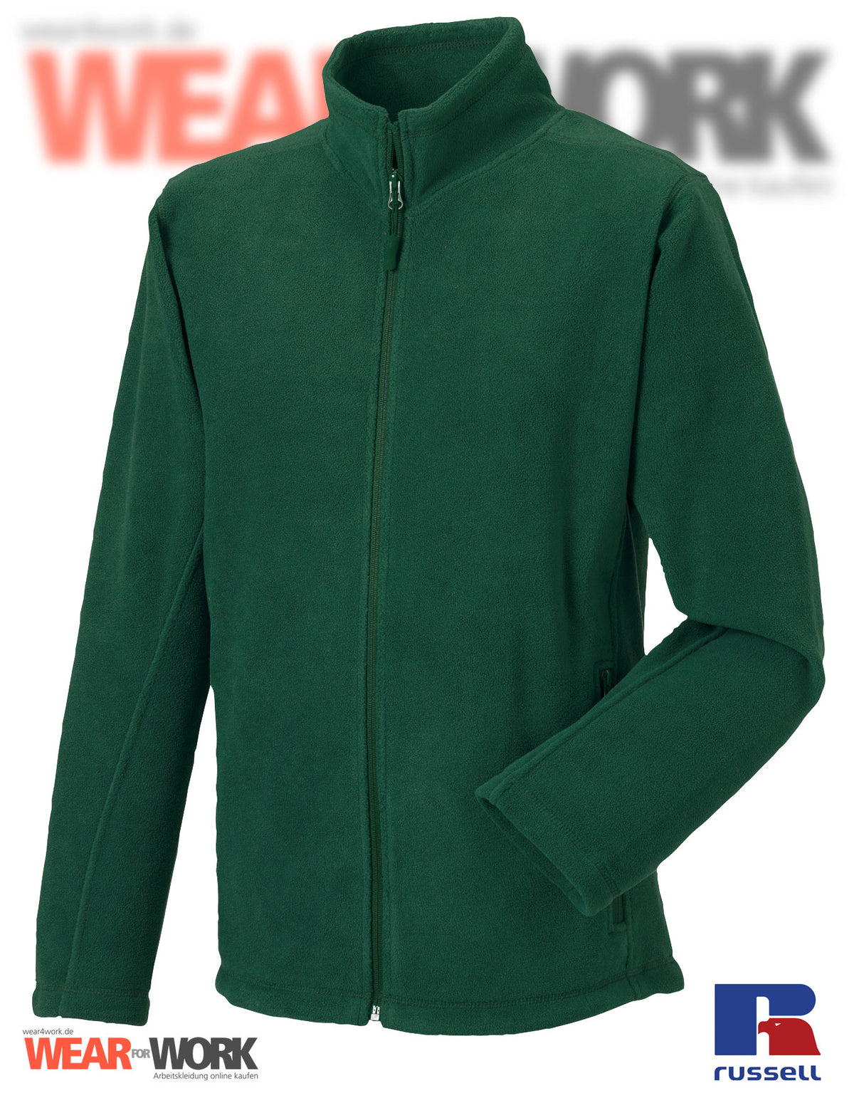Fleece-Jacke grün R-870M Herren