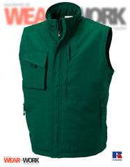 Arbeitsweste grün R-014M | bottle green