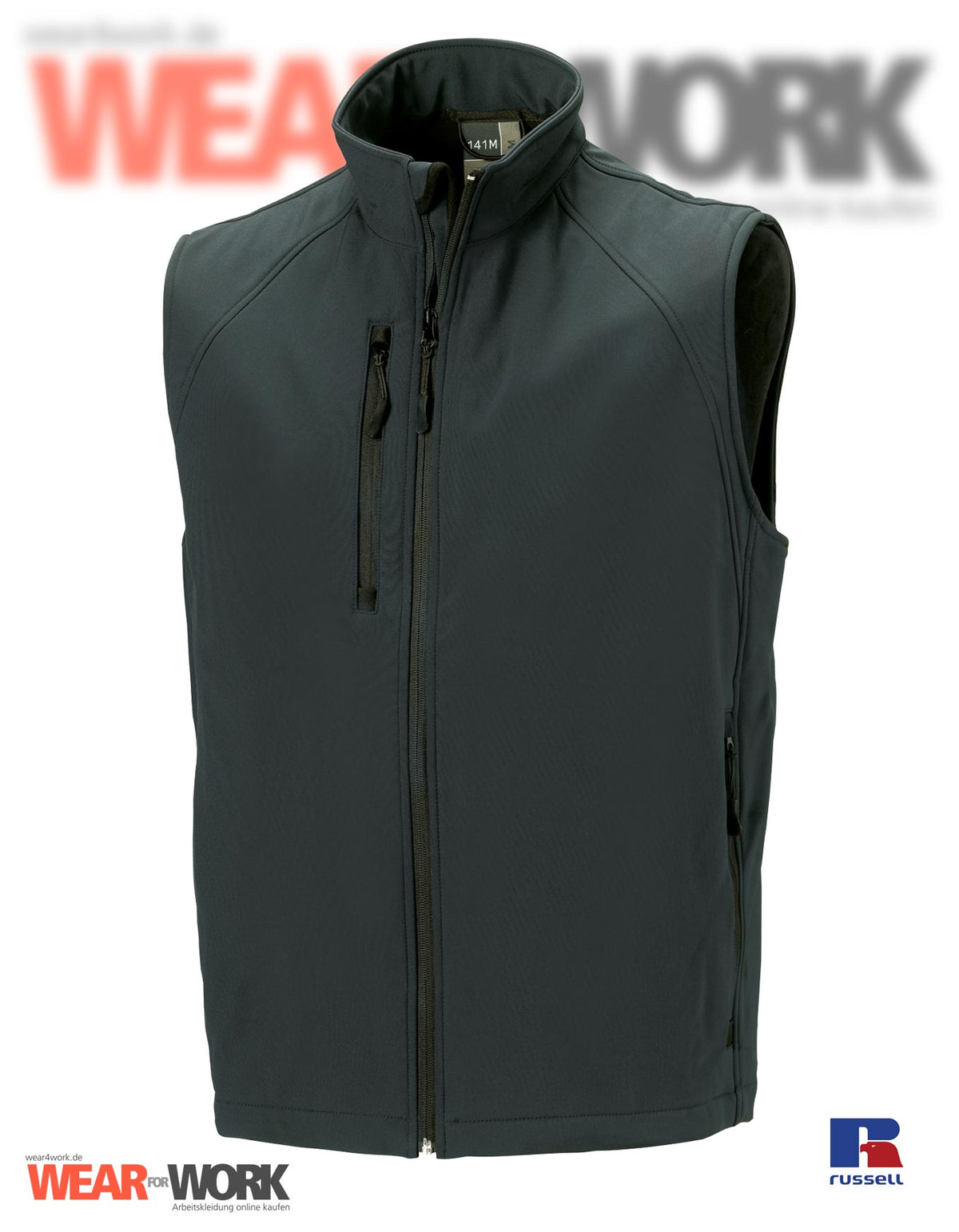 Softshell Weste grau R-141 | titanum