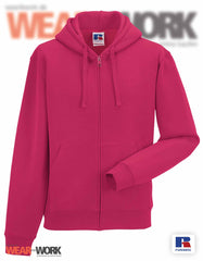 Sweatjacke fuchsia mit Kapuze