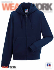 Sweat-Jacke marine mit Kapuze