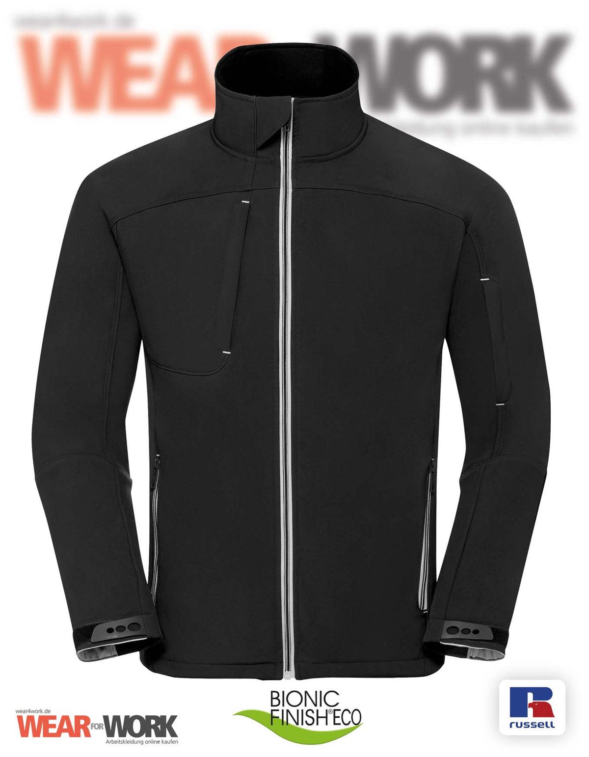 Bionic Softshell schwarz R-410